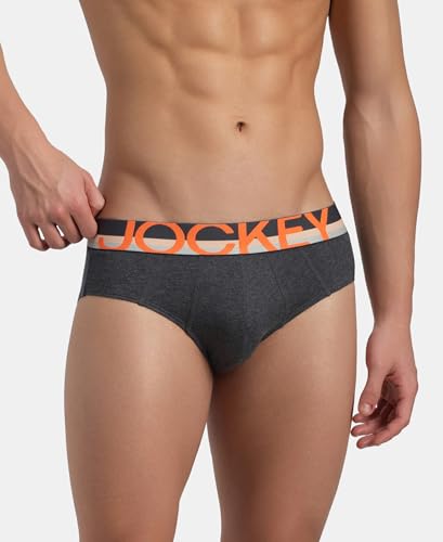Image of Jockey FP01 Men's Super Combed Cotton Solid Brief with Ultrasoft Waistband