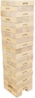 Giant Hi-Tower - Massive Giant Tumbling Tower Game Builds From 0.9 Metres To a Maximum 1.5 Metres, Large Stable Footprint- Great Game for Playing on the Lawn