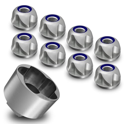 Écrous antivol M8 contre le vol de panneaux solaires et fixations inox