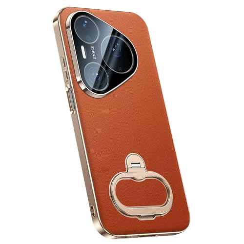 SZLUTLA For -Huawei Pura 90 Pro Max/90 Pro/90�p���b�L�P�[�X�A�f���A�������O�{�v�P�[�X���C�`�e�N�X�`�������Y�Ռ��z���J�o�[,�I�����W�F,90 Pro