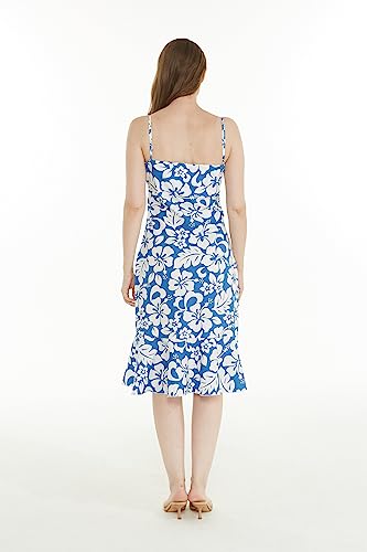 Image of Hawaii Hangover Family Matching Clothes, Classic Vintage Hibiscus Blue | Family matching Hawaiian outfits, Classic Vintage Hibiscus Blue, 100% cotton, machine washable, tropical floral print, luaus