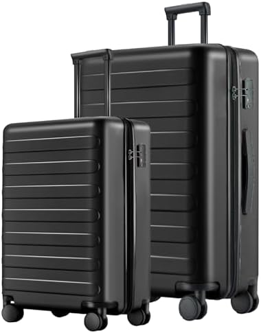 NINETYGO Carry on Luggage 22 X 14 X 9 Airline Approved, 20 Inch Luggage for 3-5 Days Travel, Double Spinner Wheels, 100% Hardshell PC, TSA Lock