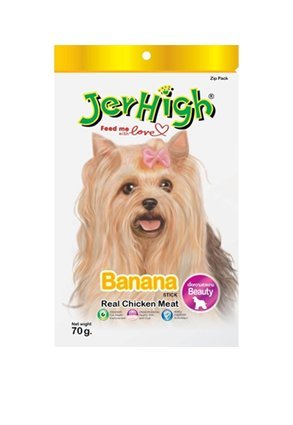 Jer High Fruity Banana Stick Dog Treats, 70 g (Pack of 3)