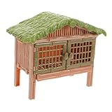 Utilisation polyvalente : convient pour les poulaillers, les chevaux et autres scènes de volaille, cet ensemble améliore les micro-paysages et ajoute plaisir à , des figurines d'animaux pour l'apprentissage, des accessoires de clapier à jouets