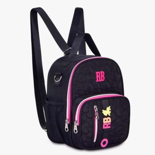 Kit Mochila Lancheira E Estojo Rebecca Bonbon Soft RB24538 (PRETA)