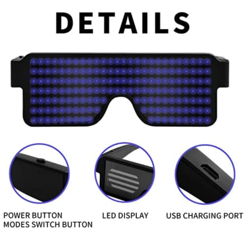 Buy NYRWANA DELIVERING SMILES IN INIDA LED Glasses, Neon Glow Glasses