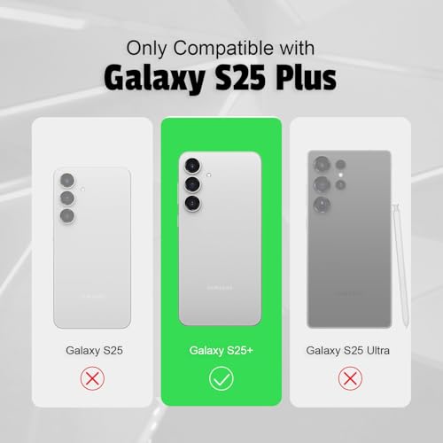 Image of LIRAMARK Liquid Silicone Soft Back Cover Case for Samsung Galaxy S25 Plus / S25+ 5G (White)