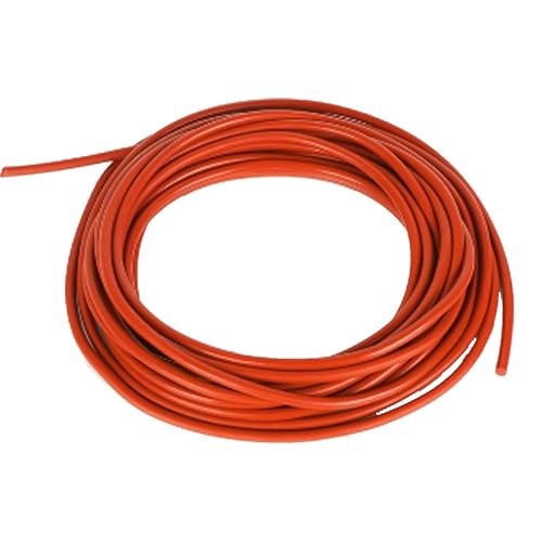 WOFICRET Silicone Solid Round Strip Flexible Rubber Rod High Temperature Silicone Cord for Industrial Sealing Electrical Insulation,5.3mm