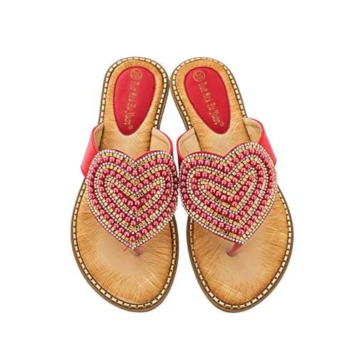 Chukamalilayi Sandalias para mujer, sandalias planas de verano co...