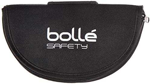 Bollé ETUICR Funda para gafas semirrígida de tamaño único con lazo para cinturón, color negro