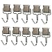 Magnetic Hooks Heavy Duty, Strong Neodymium Magnet Hooks for Fridge, Refrigerator Magnet with Hook for Hanging, Locker, Kitchen, Cruise, Grill, Industrial Magnetic Hooks (10Pack)
