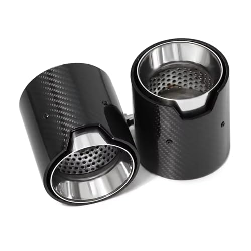 Embout silencieux tuyau pour BMW M135i M140i M235i M240i double sortie carbone argenté