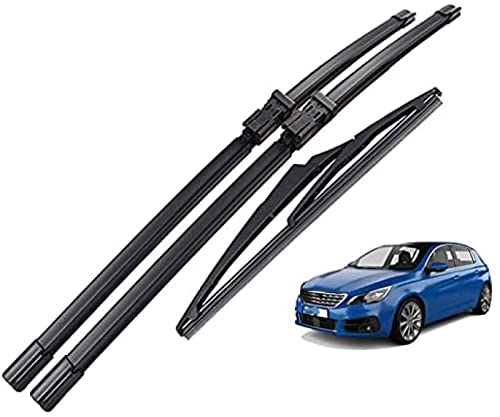 Essuie-glace Peugeot 308 T9 balais de pare-brise sans traces avant arrière