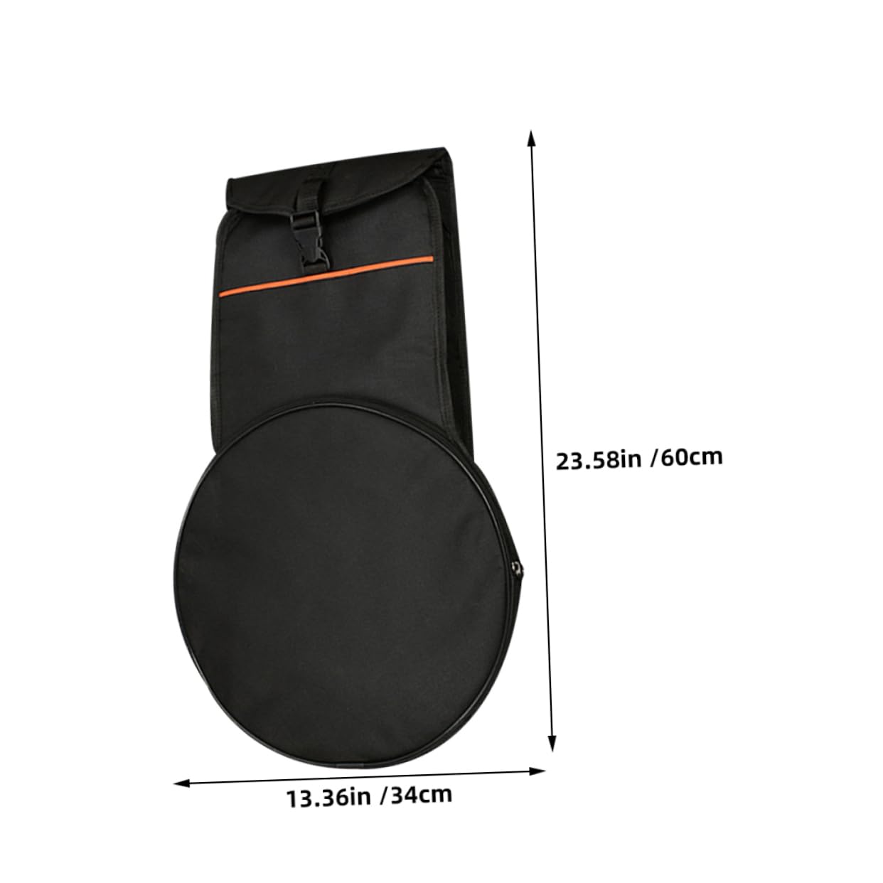 Abaodam Drum Set Bag Pad and Stick Storage Portable Drum Backpack for Musicians