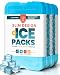 Ice Pack for Lunch Box - Freezer Packs - Original Cool Pack | Slim & Long-Lasting Ice Packs for your Lunch or Cooler Bag (Set of 4)