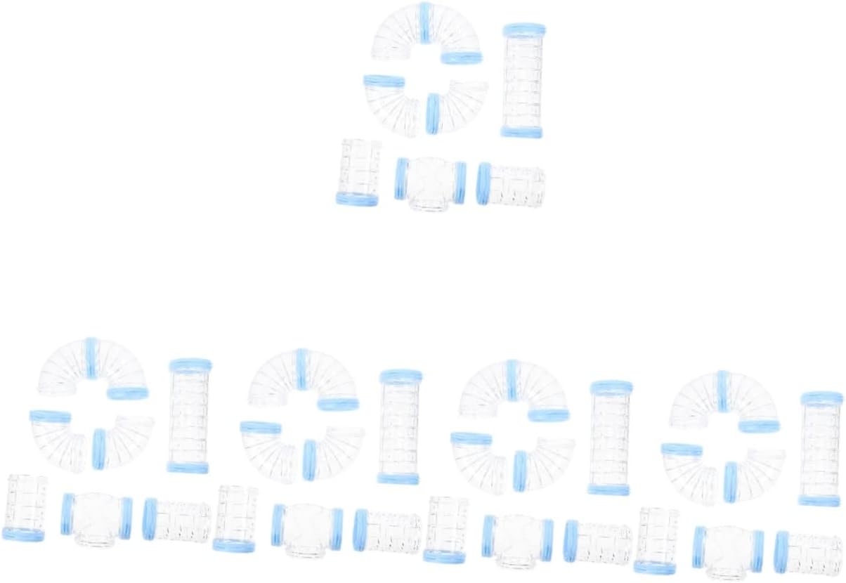 Ipetboom Tubo De Hámster Pequeños Bichos Juguetes Juguetes De Jerbo Conjuntos Atléticos Tubos Túnel De Hurón Juguete De Ejercicio De Hámster DIY Herramienta De Laberinto De Hámster DIY