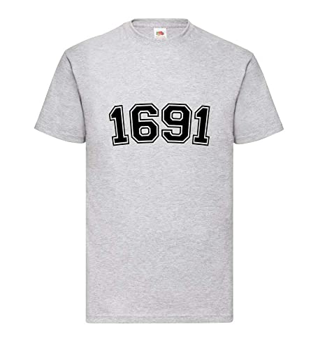 T-shirt homme gris XXXL 1691 : le confort idéal pour vos journées décontractées