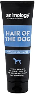 Animology Hair of The Dog Shampoo  Anti-Tangle Shampoo for Dogs  250 ml Skin and Coat Care Shampoo  Removes Dirt and Foul Odor  Detangles and Removes Knots from Dogs Coat