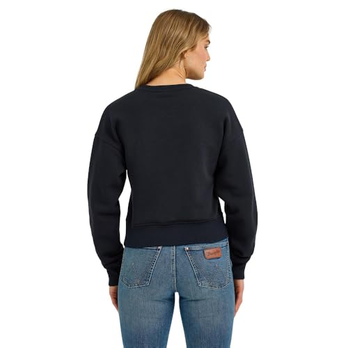 Wrangler Women's Long Live Cowboys Black Sweatshirt4