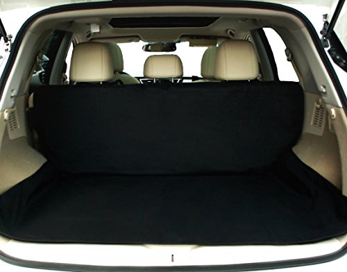 NAC&ZAC Waterproof SUV Cargo Liner, Pet Seat Cover with Extra Bumper Flap, Machine Washable Dog Cargo Cover