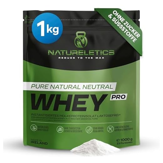 NATURELETICS 100% REINES INSTANTISIERTES PREMIUM WHEY ISOLAT, Laktosefrei ohne Süßstoffe, ohne Zuckerzusatz, von grasgefütterten Kühen aus natürlicher Weidehaltung