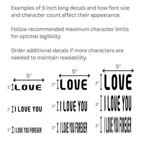 Image of Custom High-Intensity Grade Reflective Vinyl Decals, Personalized Text, Multiple Font, Color, and Size Options