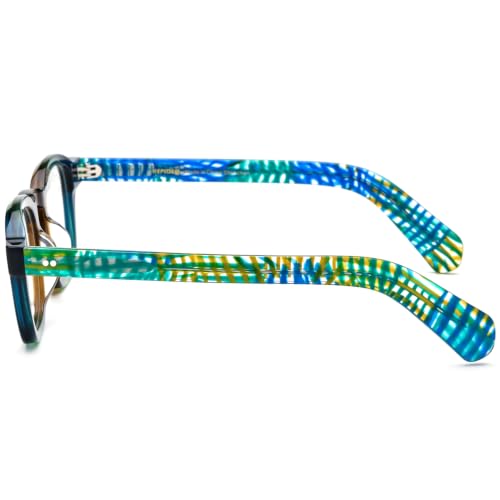 Image of HEPIDEM Acetate Glasses Frame Men Women Square Eyeglasses Optical Spectacles MZEPH