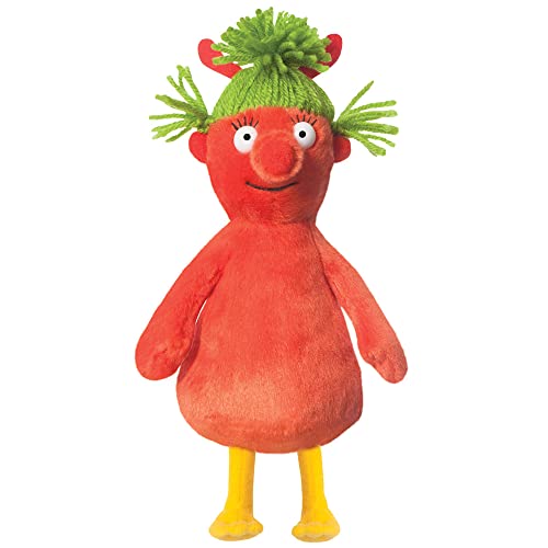 Plüschtier écologique Aurora Janet : peluche rouge en coton bio issu de l'univers des Smoos