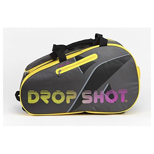 Drop Shot Silex Padel racketväska, unisex vuxen, gul, M