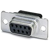 Phoenix Contact Sub-D Steckverbinder, Female, Gerade, 9-polig, D. Standard-D-Sub, Tafelmontage, Löten