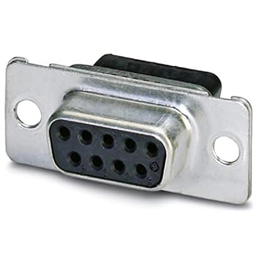 Phoenix Contact Sub-D Steckverbinder, Female, Gerade, 9-polig, D. Standard-D-Sub, Tafelmontage, Löten