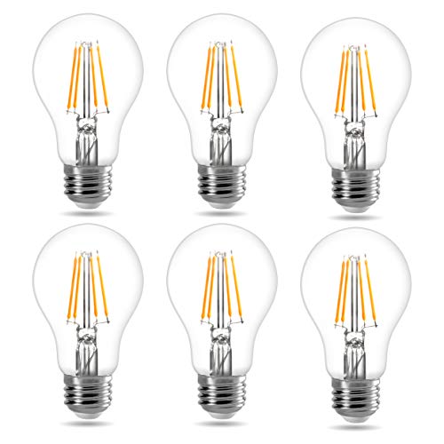 Lighting EVER LED Light Bulbs, Warm White, 6 Pack