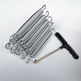 Robuste 9 cm Tpolinfedern 10 Stück Fitness-Zubehör langlebige rosafarbene...