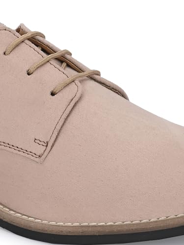 Image of HiREL'S Premium Suede Derby Smart Casual Shoes for Men | Office Soft Cushioned Corporate Casuals