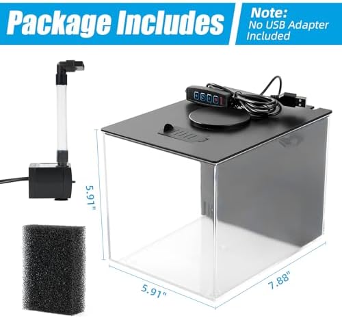 AQUANEAT Fish Tank — bottom and base construction detail