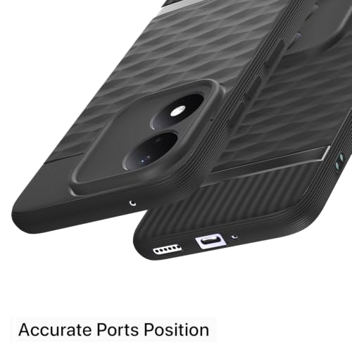 Image of Outlouders Back Cover for Redmi Note 17 5G | Full Camera Protection | TPU Soft Flexible Shockproof Bumper Case (Black)