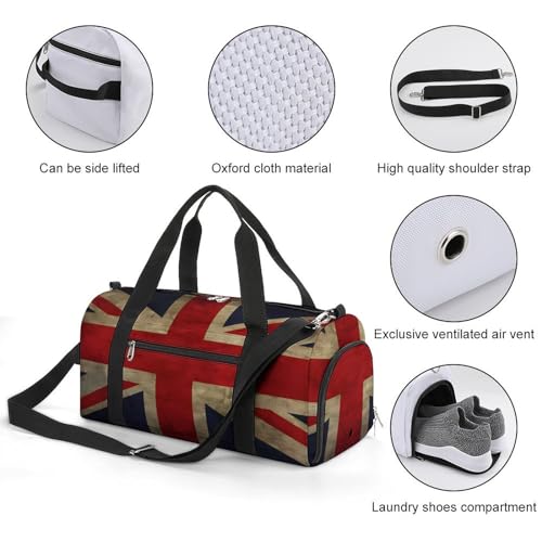Gym Bag,British Flag Gym Duffle Bag,sports Gym Bag,small Fitness Workout Sports Duffle Bag,gym Bag for Women And Men, style3