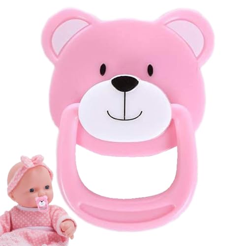 Pacificador De Bebé | Schnuller para Reborn Baby Doll, Linda Simulación En Forma De Oso Pezón Magnético, Juguetes De Chupete Magnético Solo para Bebés Renacidos
