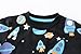 AIWUHE Toddler Sweatshirt Boys Girls Crewneck Pullover Tops Blouse Long Sleeve Cotton T-Shirt Fall Winter Clothes Black Space Astronaut 2T 9149