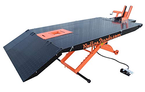 Redline HD1K 1000 lb Motorcycle ATV Lift XLT Table Orange