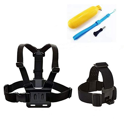 Andoer Ação ajustável para câmera Gopro, alça de peito, alça de cabeça, acessório de mão flutuante,