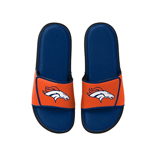 FOCO Denver Broncos NFL Mens Foam Sport Slide - S4