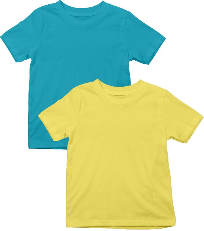 Image of XENOVAURBAN Kids Unisex Combo Round Neck Cotton T-Shirt - P