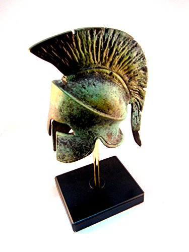 Iconsgr Ancient Greek Bronze Museum Replica Of Spartan Helmet On A Base (1349-1) #TOP4