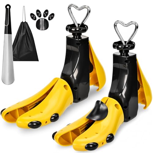 Naxup 2 Stück Schuhspanner Herren Damen 4-Wege Schuhdehner Schuhweiter für Einstellbare Länge und Breite Schuhspreizer für zu Enge Schuhe für Stiefel Wanderschuhe Boots Sneaker (40-48)