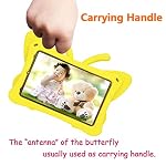 Case for iPad mini 7 A17 Pro Mini 6 8.3 Inch iPad mini Case for Kids, Cute Butterfly Shockproof EVA Foam Stand Cover for iPad mini (6th 7th Generation) 8.3" Tablet for Girls - Yellow - Image 6