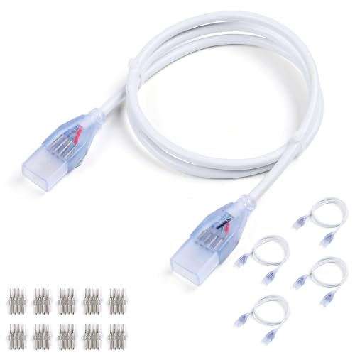 Image of Yescom BiLume RGBW 5-Set 3ft 4-pin Neon Rope Light Connector Jumper Cable