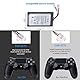 2PCs 2000mAh PS4/PS4 Pro Controller Akku,YISHDA Li-Ion Interner Neuer Upgrade Akku Ersatz für Sony Playstation 4 Dualshock 4 CUH-ZCT2 CUH-ZCT2E CUH-ZCT1E CUH-ZCT1U mit 4 Reparatur Werkzeug Kits