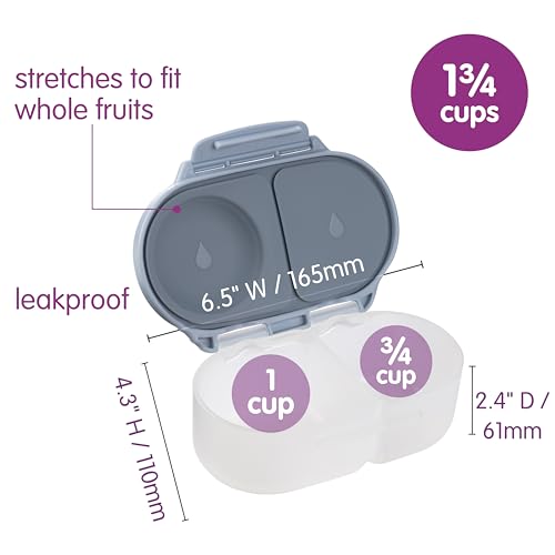 Image of b.box Snack Box, Snack Containers for Kids, Kids Lunch Box, Toddler Snacks