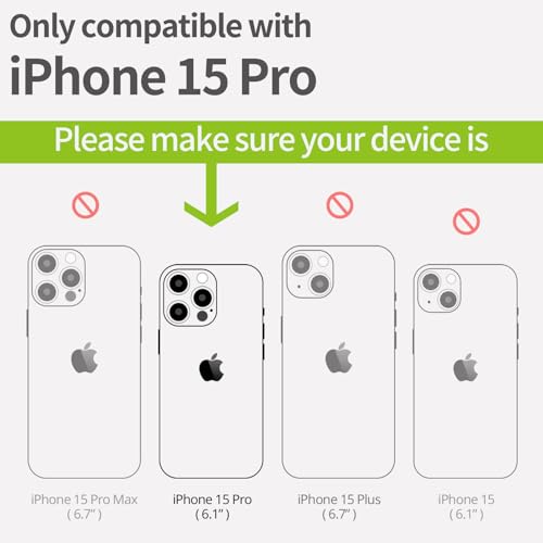 Coque bois iPhone 15 Pro Magsafe résistant aux chutes de hauteur